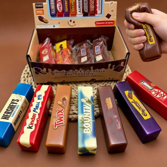 Chocolate Squishy Toy - UK Viral Chocolate Bars Squishy - Premium Squishy Toy - Sensory Fidget Toy