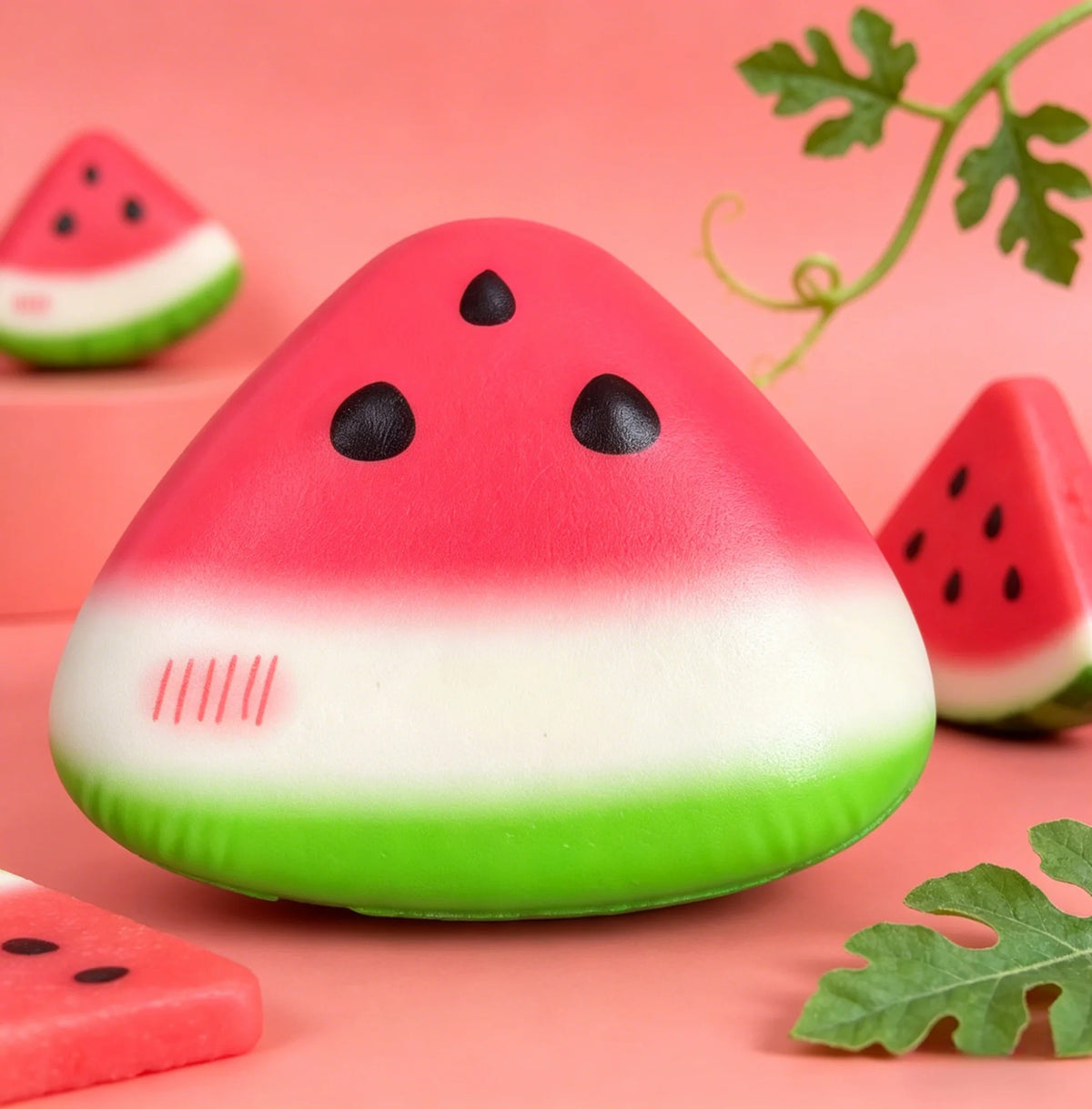 Watermelon Squishy Fidget Toy – Slow Rising Squeeze Stress Reliever - Premium Squishy Toy