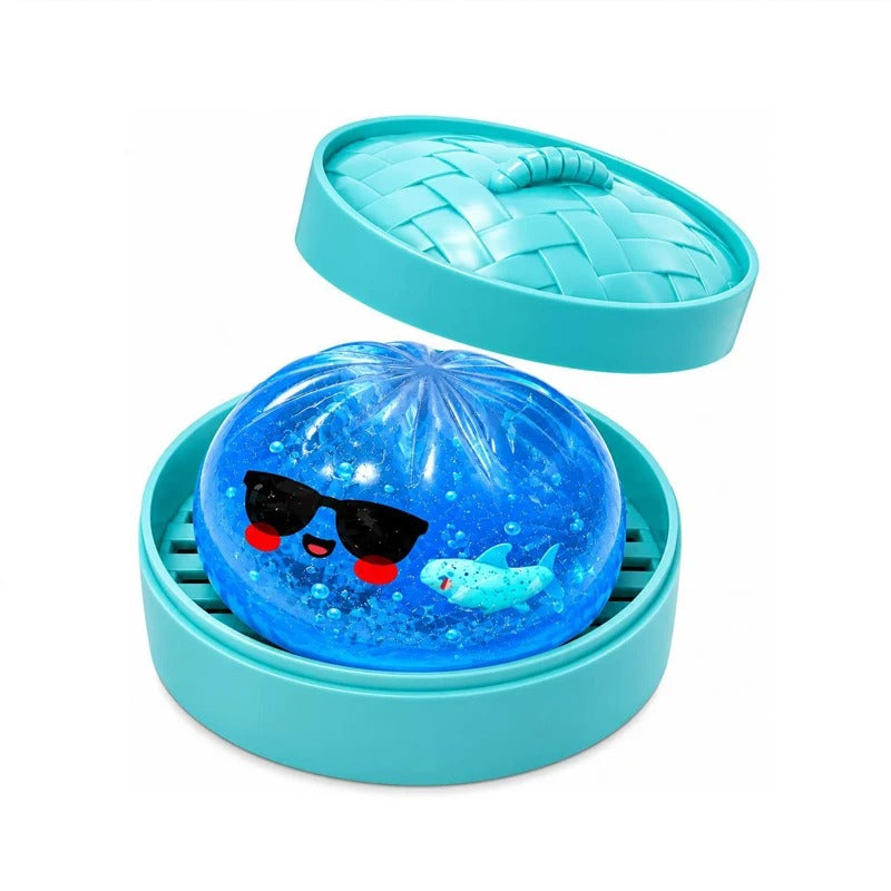 Glitter Dumpling Squishy Toy – Slow Rising Sensory Fidget Toy - Premium Dumpling Squishy