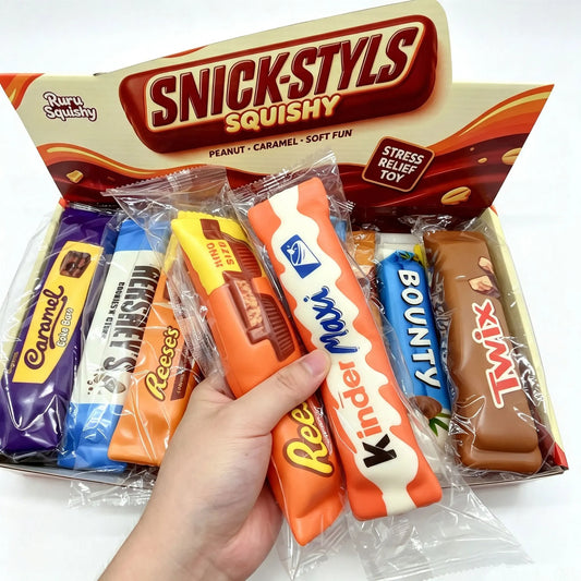 Chocolate Squishy Toy - UK Viral Chocolate Bars Squishy - Premium Squishy Toy - Sensory Fidget Toy