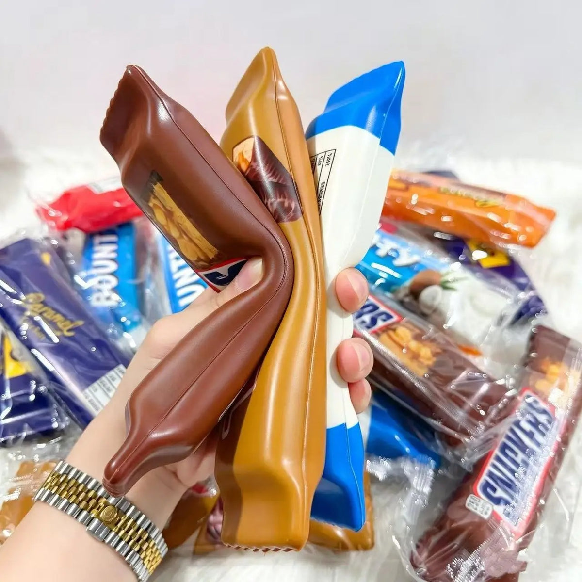 Chocolate Squishy Toy - UK Viral Chocolate Bars Squishy - Premium Squishy Toy - Sensory Fidget Toy